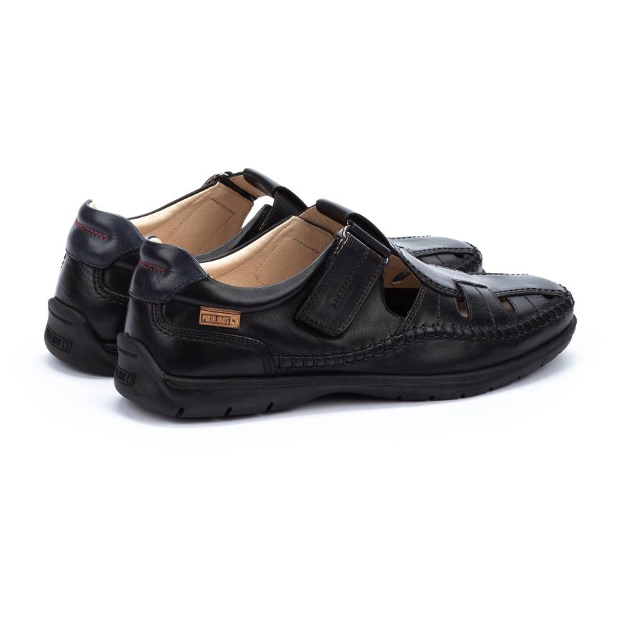 Men's Pikolinos MARBELLA Sandals Black | NZ LQA3987